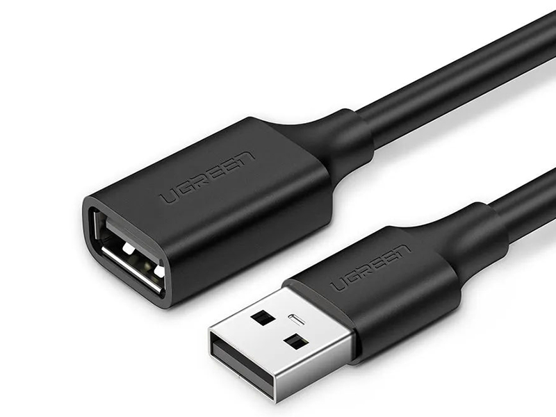 

Аксессуар Ugreen US103 USB-A Male - USB-A Female 5m Black 10318, US103