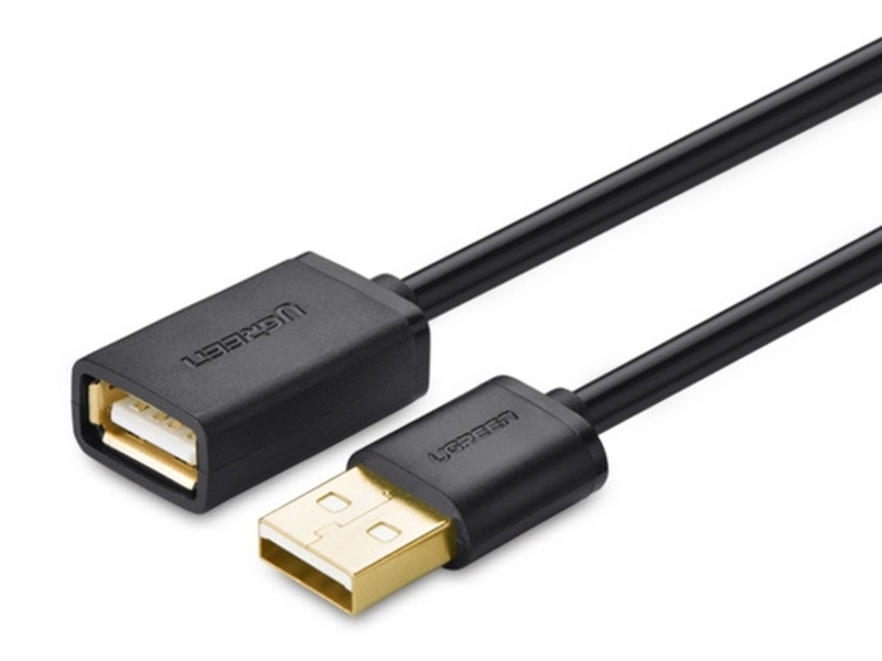 

Аксессуар Ugreen US103 USB-A Male - USB-A Female 3m Black 10317, US103