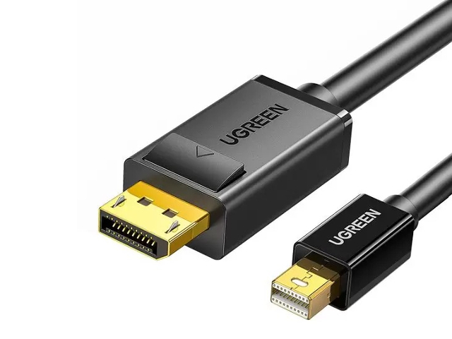 

Аксессуар Ugreen MD105 Mini DP - DP 2m Black 10433, MD105