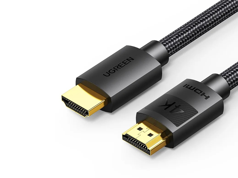 Аксессуар Ugreen HD119 4K HDMI Male - HDMI Male 1m Black 30999 кабель ugreen hd119 30999 4k hdmi male to male cable braided 1 метр чёрный