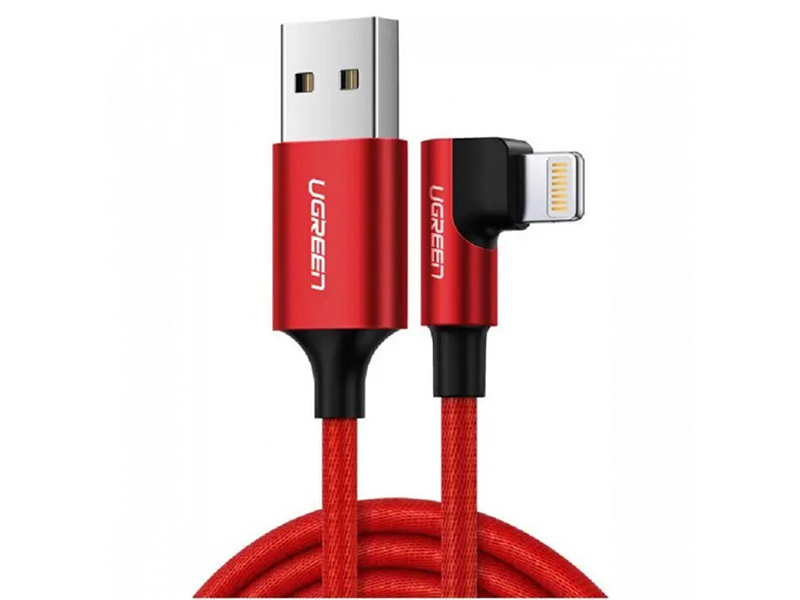 

Аксессуар Ugreen US299 USB-A - Lightning 1m Red 60555, US299