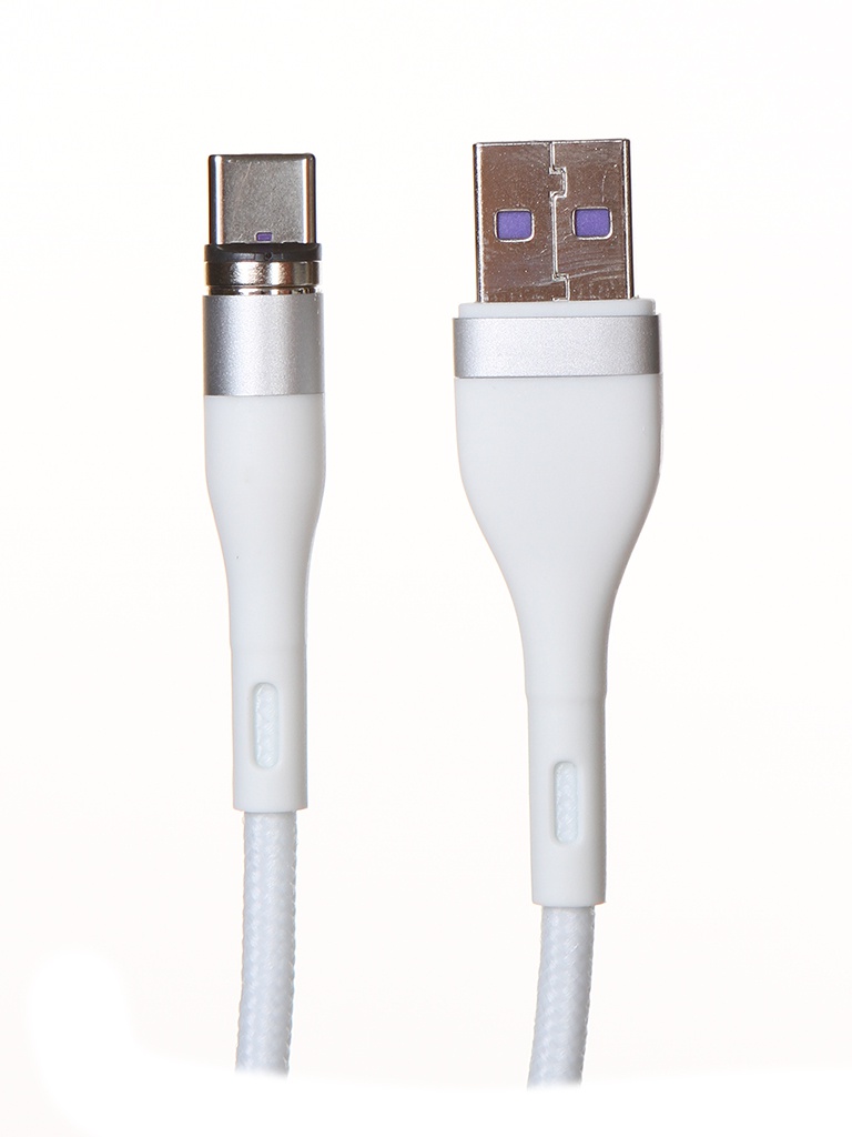 

Аксессуар Baseus Zinc Magnetic Safe USB - Type-C 5A 1m White CATXC-N02, CATXC-N02