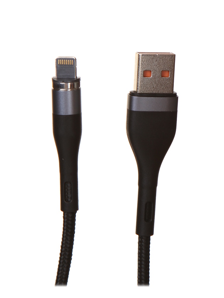 

Аксессуар Baseus Zinc Magnetic Safe USB - Lightning 2.4A 1m Grey-Black CALXC-KG1, CALXC-KG1