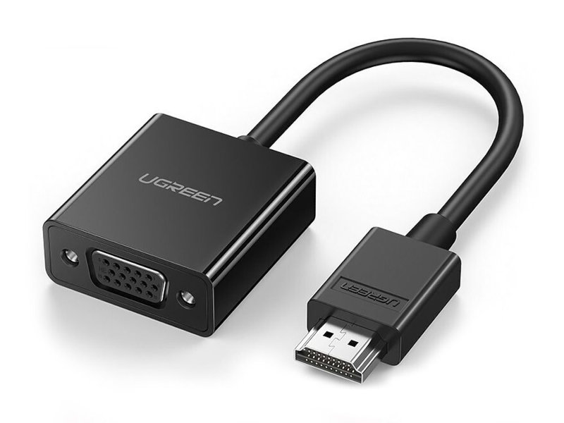 

Сплиттер Ugreen CM270 HDMI - VGA Black 60738, CM270