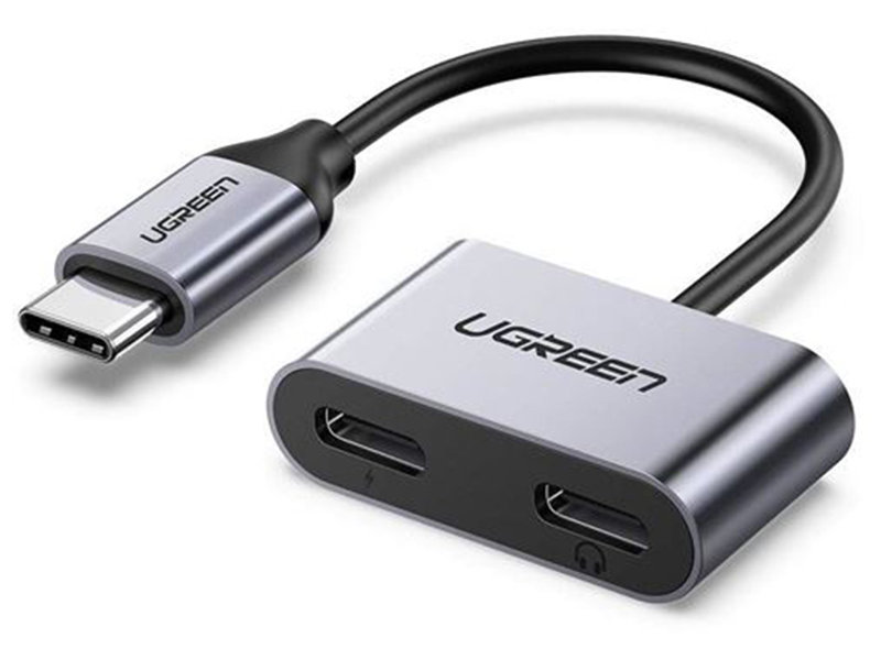 

Аксессуар Ugreen CM232 USB Type-C - 2xUSB Type-C Grey 60165, CM232