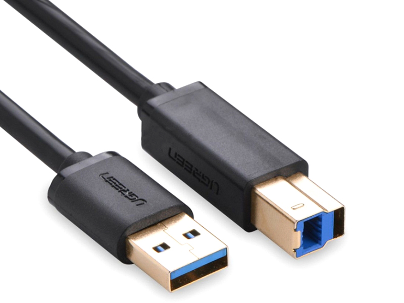 

Аксессуар Ugreen US210 USB 3.0 AM - USB-B M 1m Black 30753, US210