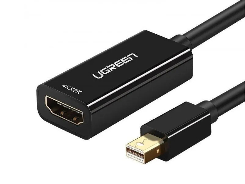 

Аксессуар Ugreen MD112 MiniDisplayPort - HDMI Black 40360, MD112