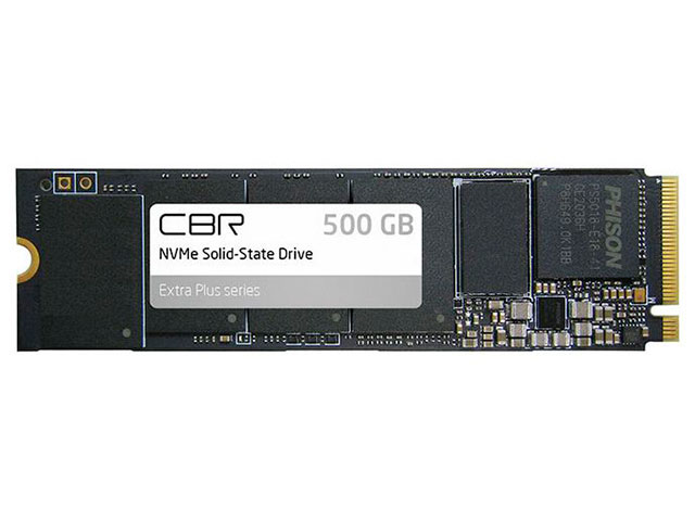

Твердотельный накопитель CBR Extra Plus 500Gb SSD-500GB-M.2-EP22, SSD-500GB-M.2-EP22