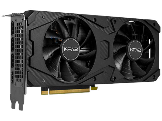 фото Видеокарта kfa2 rtx 3060 ti 8gb lhr 1665mhz pci-e 4.0 8192mb 14000mhz 256-bit hdmi 3xdp 36isl6md1vqk