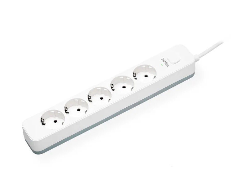 Сетевой фильтр Perfeo Power Stream 5 Sockets 3m White PF_C3965