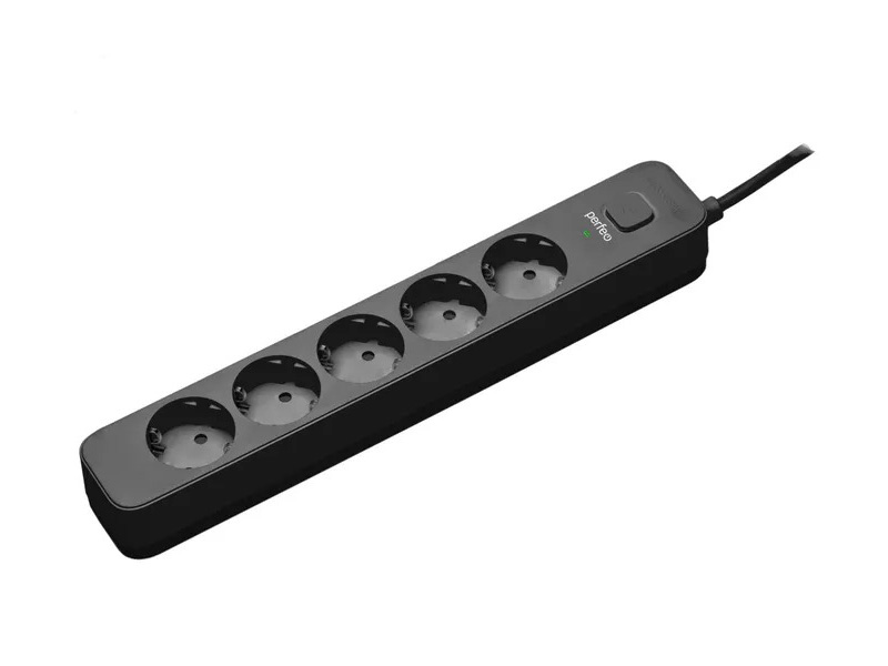 

Сетевой фильтр Perfeo Power Sream 2500W 5 Sockets 1.5m Black PF_C3964, PF_C3964