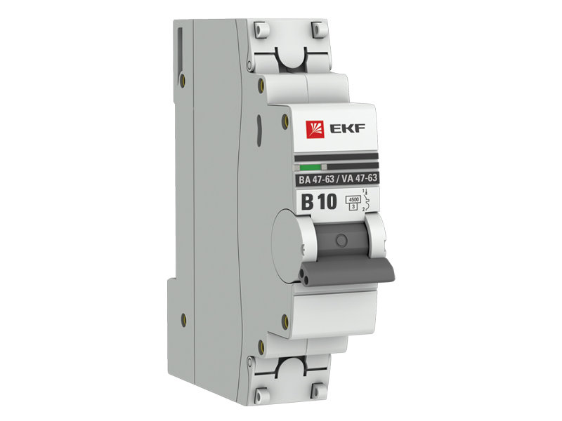 Автоматический выключатель EKF Proxima mcb4763-1-10B-pro
