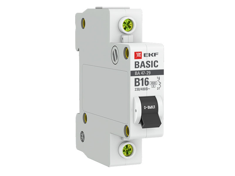 Автоматический выключатель EKF Basic mcb4729-1-16-B