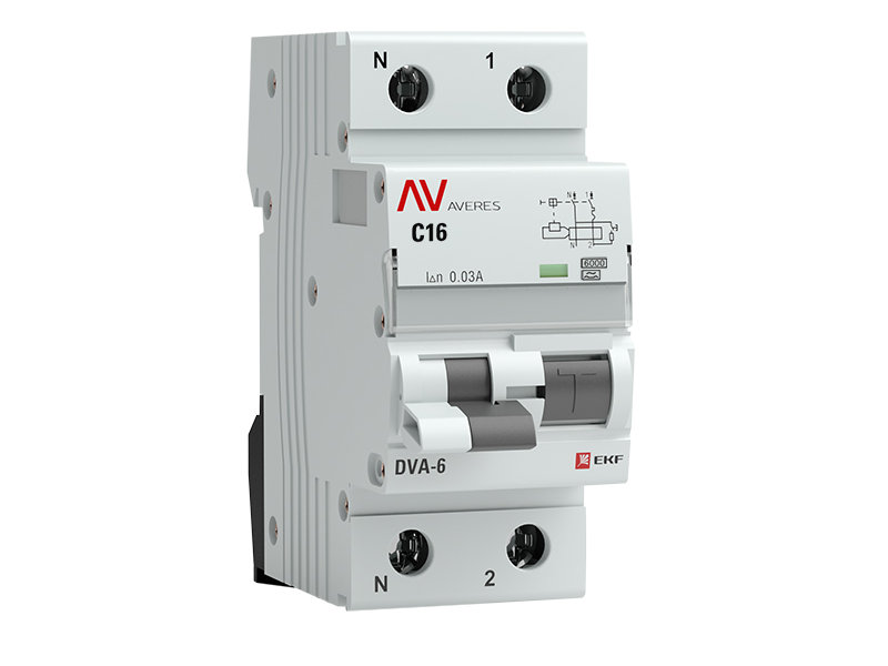 

Дифференциальный автомат EKF Averes rcbo6-1pn-16C-30-a-av, rcbo6-1pn-16C-30-a-av