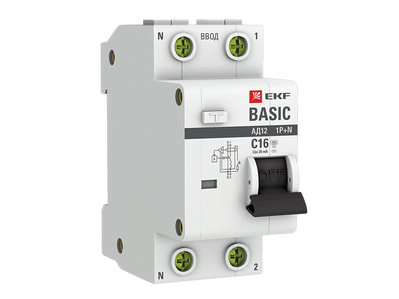 Автоматический выключатель EKF Basic DA12-16-30-bas