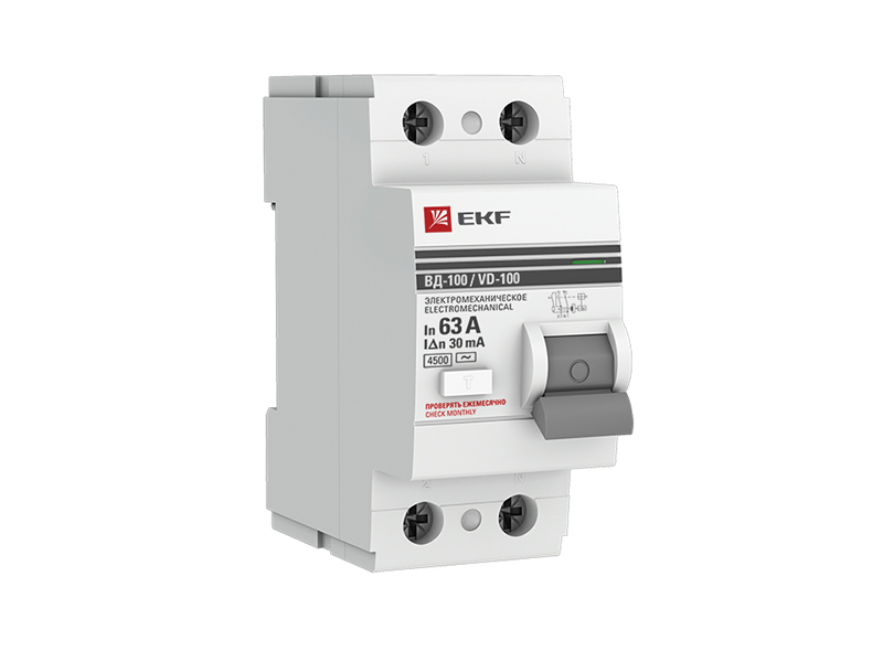 

Устройство защитного отключения EKF Proxima elcb-2-63-30-em-pro, elcb-2-63-30-em-pro