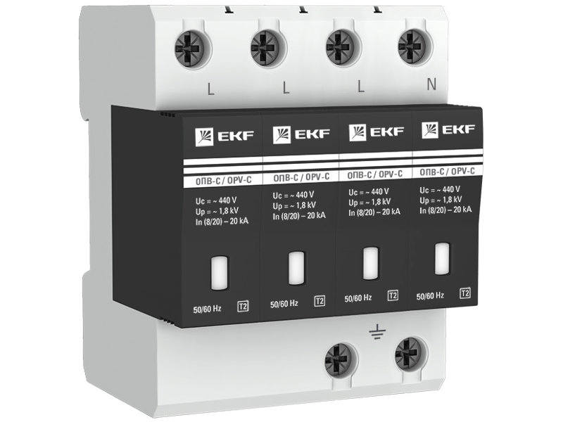 фото Ограничитель импульсных напряжений ekf proxima opv-c4