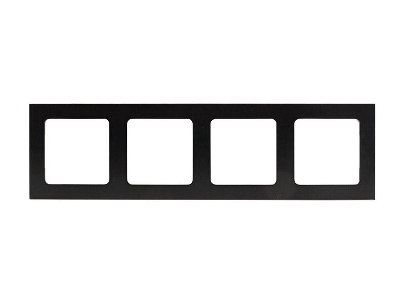 

Рамка EKF Proxima Стокгольм 4 поста Black EZM-G-305-10, EZM-G-305-10