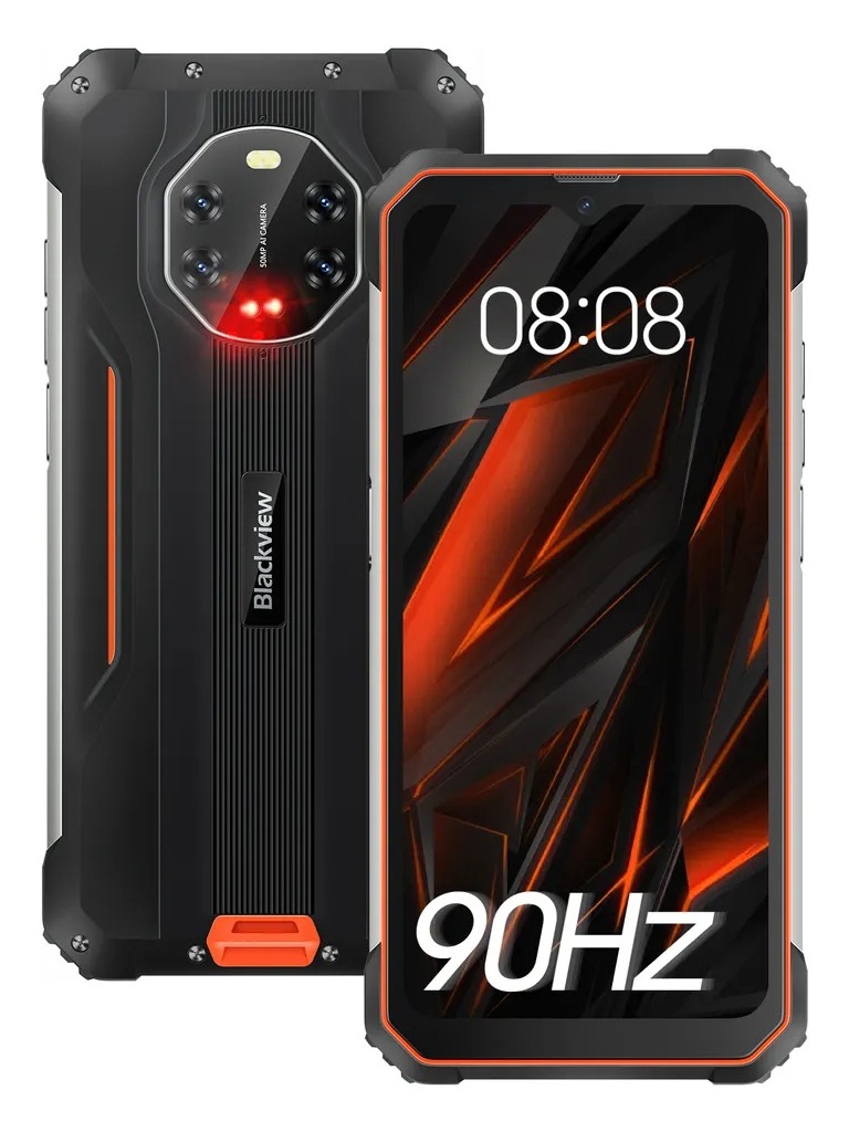 

Сотовый телефон Blackview BV8800 8/128Gb Black-Orange, BV8800