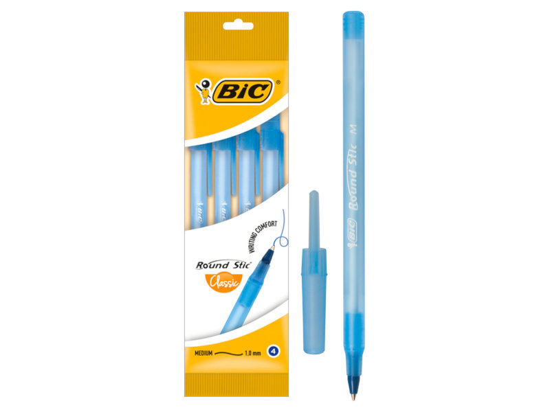 

Ручки шариковые Bic Round Stic 4шт 944176, 944176