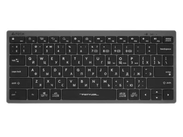 Клавиатура A4Tech Fstyler FBX51C Grey клавиатура a4tech fstyler fbx51c pink