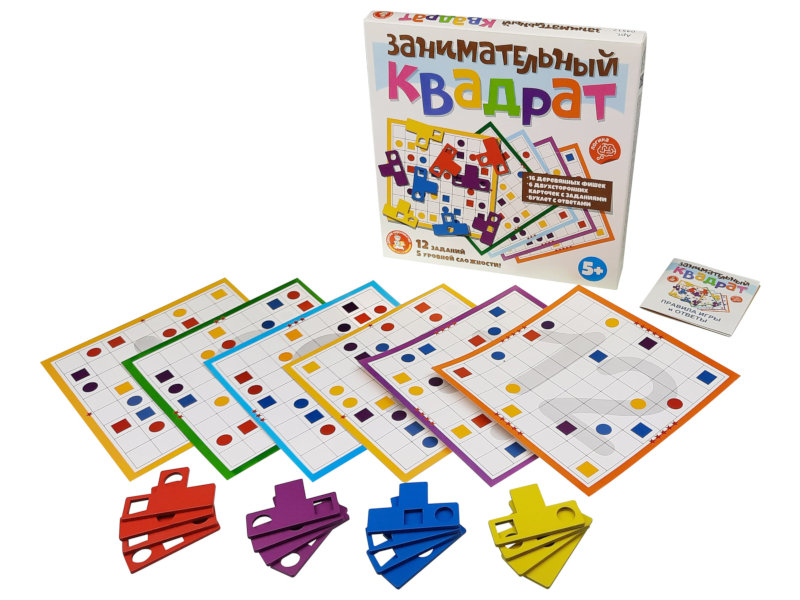 

Настольная игра Десятое Королевство Занимательный квадрат 04517, Занимательный квадрат