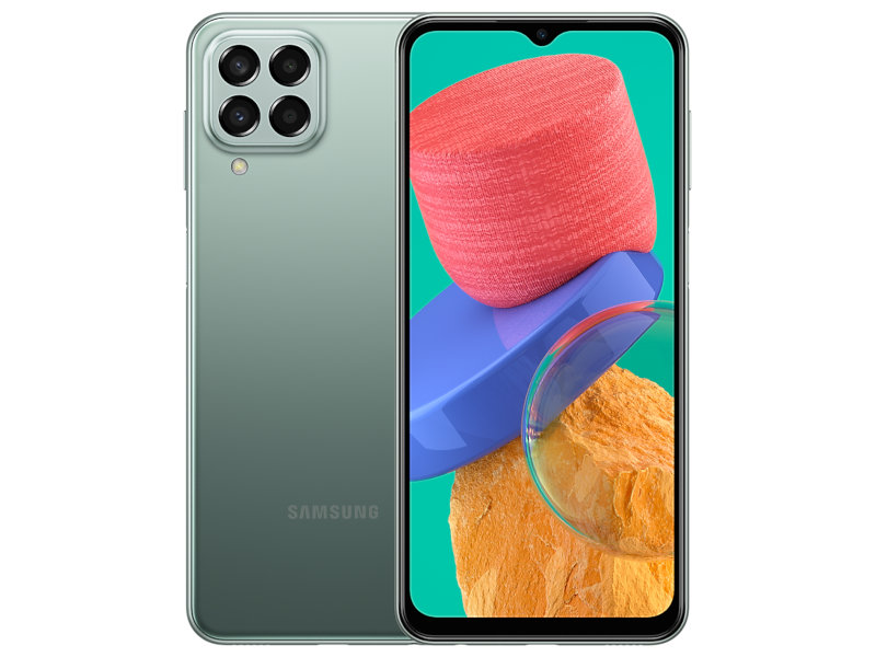 

Сотовый телефон Samsung SM-M336 Galaxy M33 8/128Gb Green, SM-M336B Galaxy M33