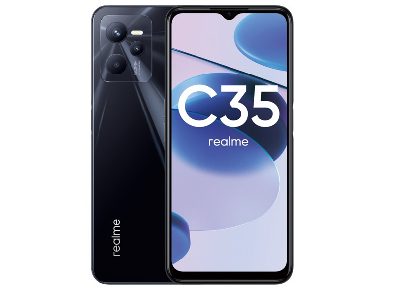 

Сотовый телефон Realme C35 4/64GB LTE Black, c35 4/64