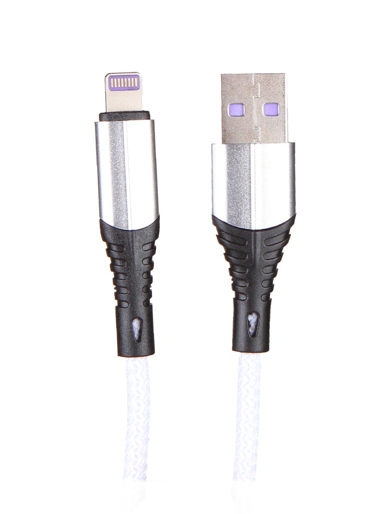 Аксессуар Zibelino USB - Lightning 2А 1m White ZDNC-APL-WHT