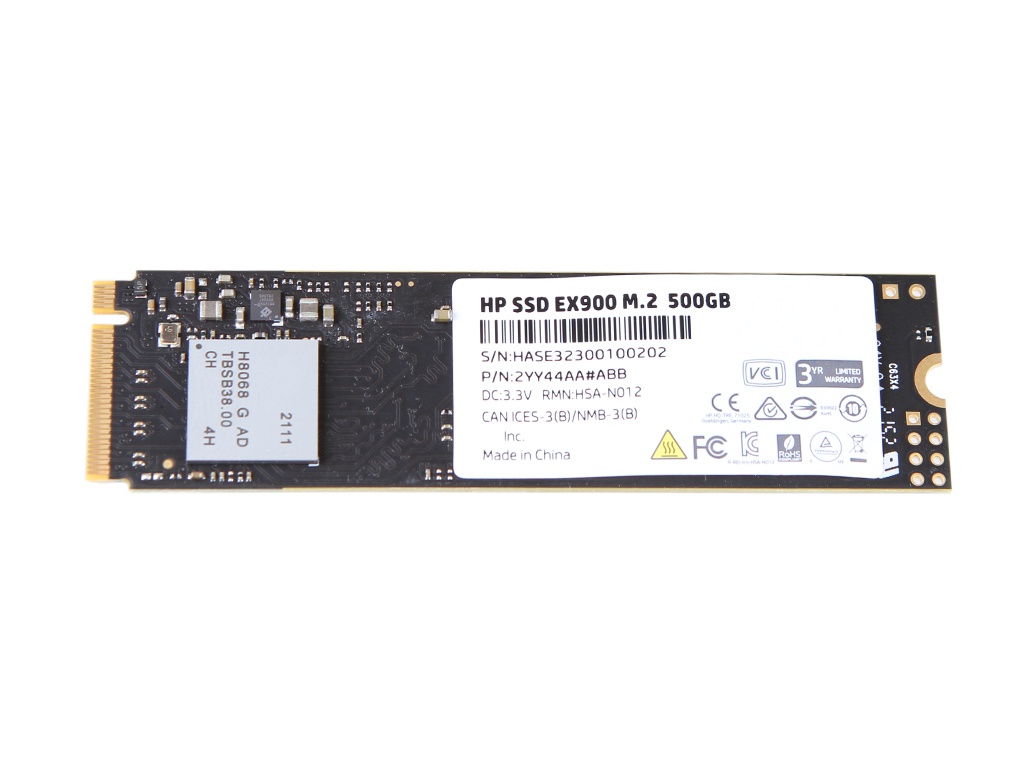 

Твердотельный накопитель HP EX900 Series 500Gb 2YY44AA#ABB, 2YY44AA#ABB