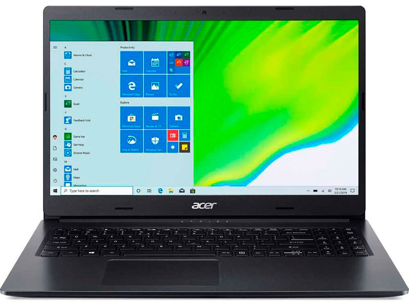 

Ноутбук Acer Aspire A315-23-R89L Black NX.HVTER.02H (AMD Ryzen 5 3500U 2.1Ghz/16384Mb/512Gb SSD/AMD Radeon Vega 8/Wi-Fi/Bluetooth/Cam/15.6/1920x1080/Windows 11), Aspire A315-23-R89L NX.HVTER.02H