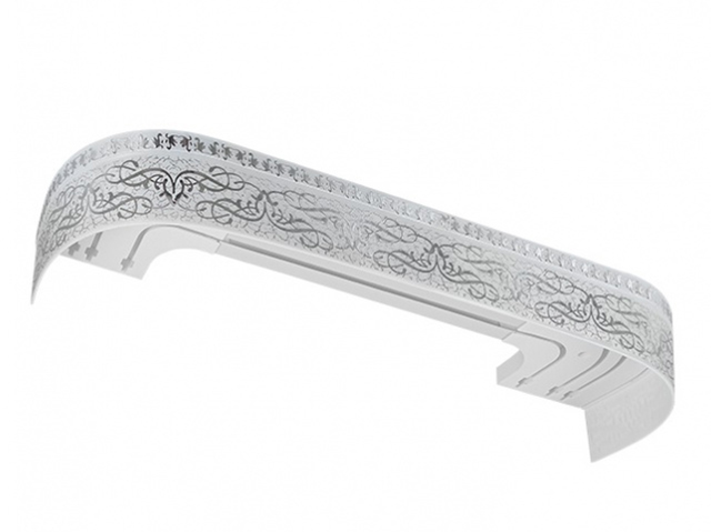 

Карниз Legrand Прима с поворотами 2.0 White-Chrome 58075643, Прима