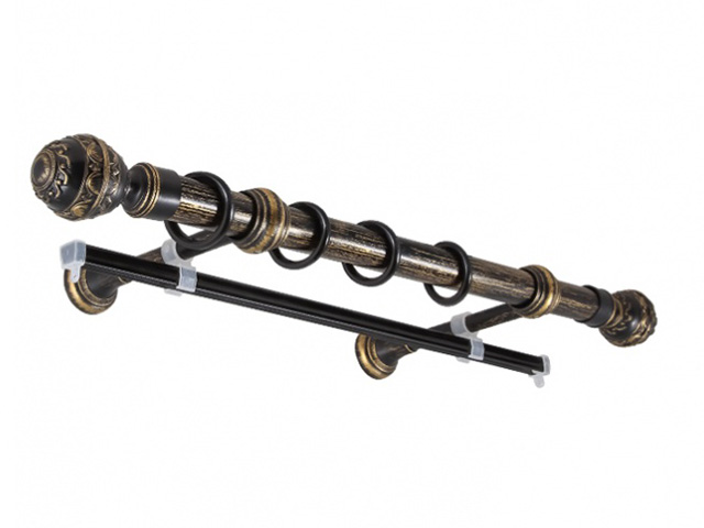 

Карниз Legrand Валанс + У-шина 1.6m Black-Gold 58064437, 58064437