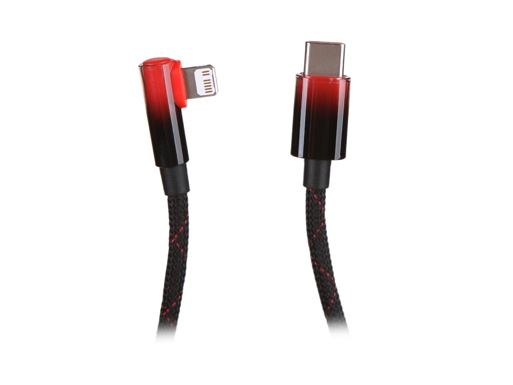 

Аксессуар Baseus MVP 2 Elbow-Shaped Type-C - Lightning 20W 1m Black-Red CAVP000220, CAVP000220