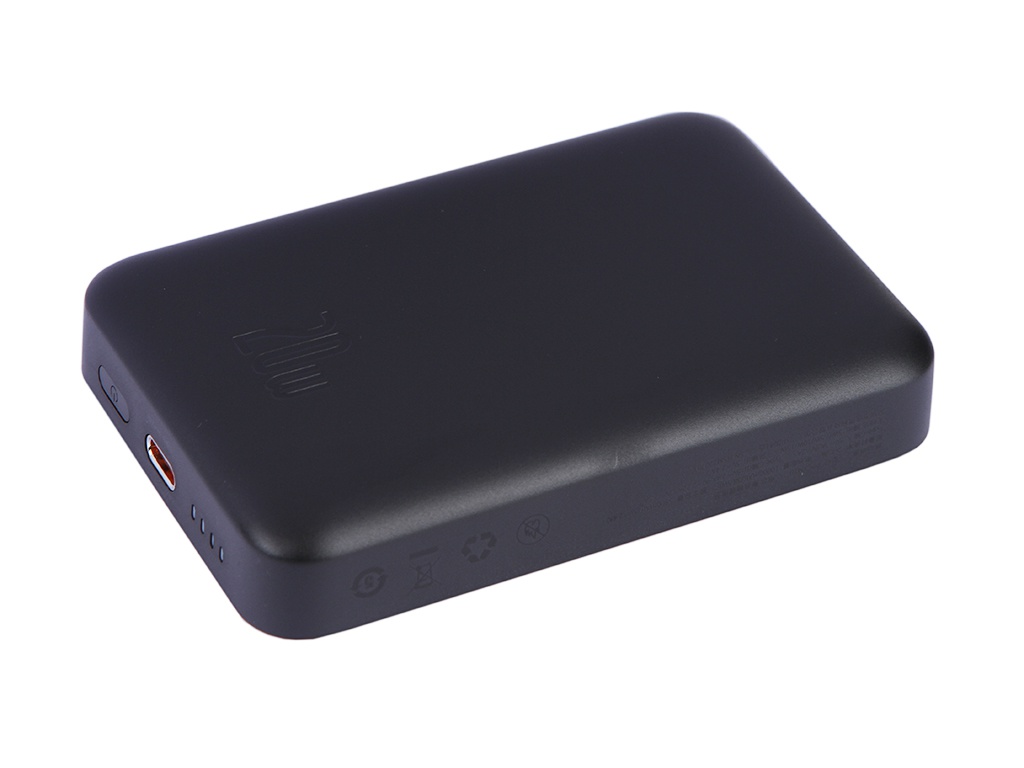 

Внешний аккумулятор Baseus Power Bank Magnetic Mini Wireless Fast Charge 10000mAh 20W Black PPCX030001, PPCX030001
