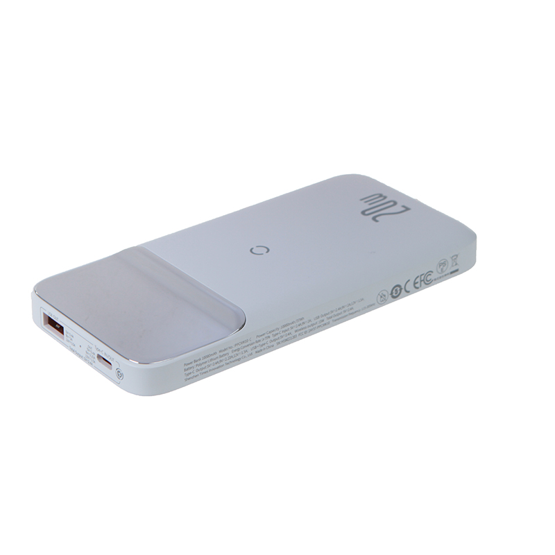 Внешний аккумулятор Baseus Power Bank Magnetic Wireless Fast Charging 10000mAh 20W White PPCX010202 внешний аккумулятор wireless fast charging 30 30000 ма ч для мобильных устройств