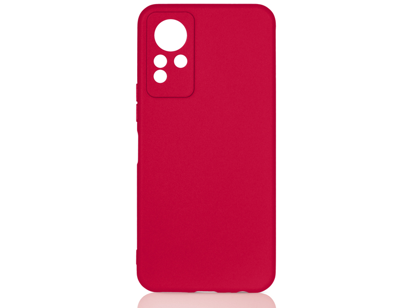 

Чехол DF для Infinix Note 12 Silicone Red inCase-12, Infinix Note 12