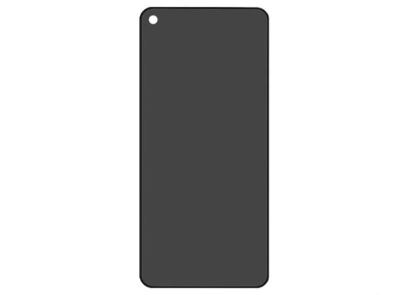 

Гибридное защитное стекло Krutoff для Realme Q5 Антишпион 267134, Realme Q5