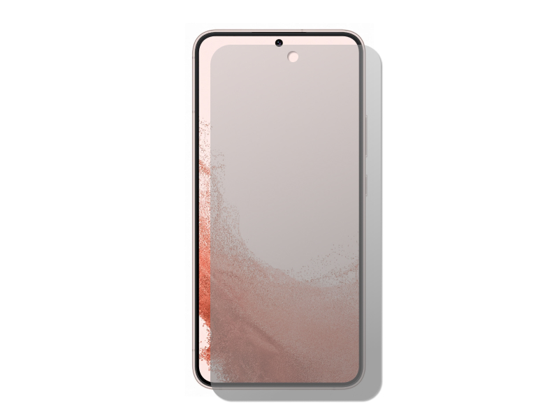 

Гибридное защитное стекло Krutoff для Samsung Galaxy S22 Антишпион 267145, Samsung Galaxy S22