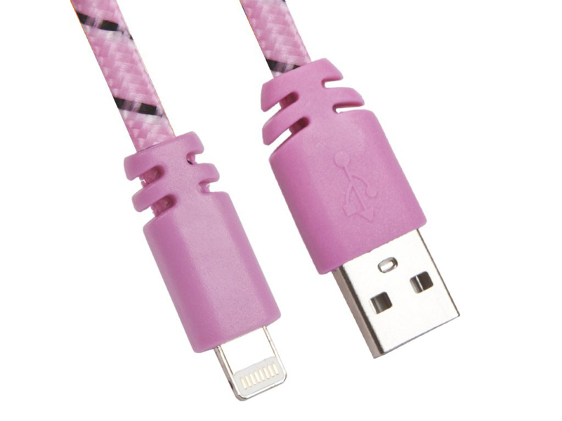 

Аксессуар Liberty Project USB - Lightning 1m Pink 0L-00030338, 0L-00030338