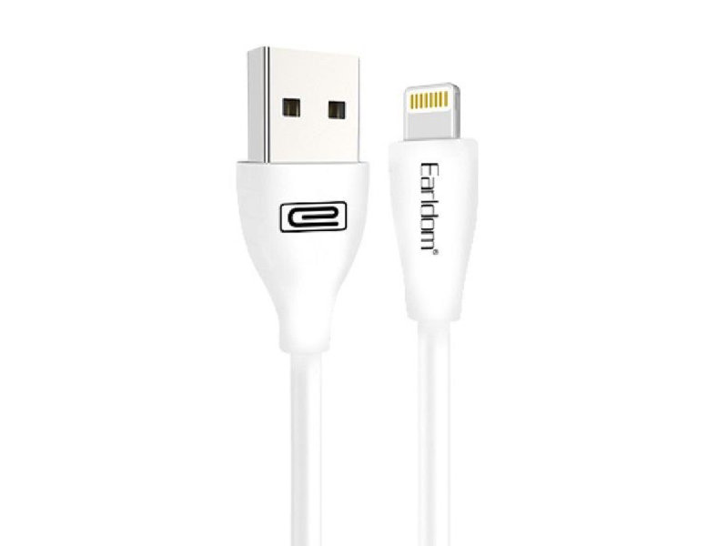 

Аксессуар Earldom EC-087I USB - Lightning 2.4A 1m White 0L-00049824, EC-087I