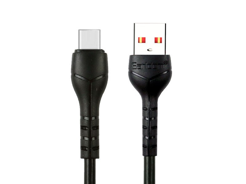 

Аксессуар Earldom EC-095C USB - Type-C 2.4A 1m Black 0L-00049815, EC-095C