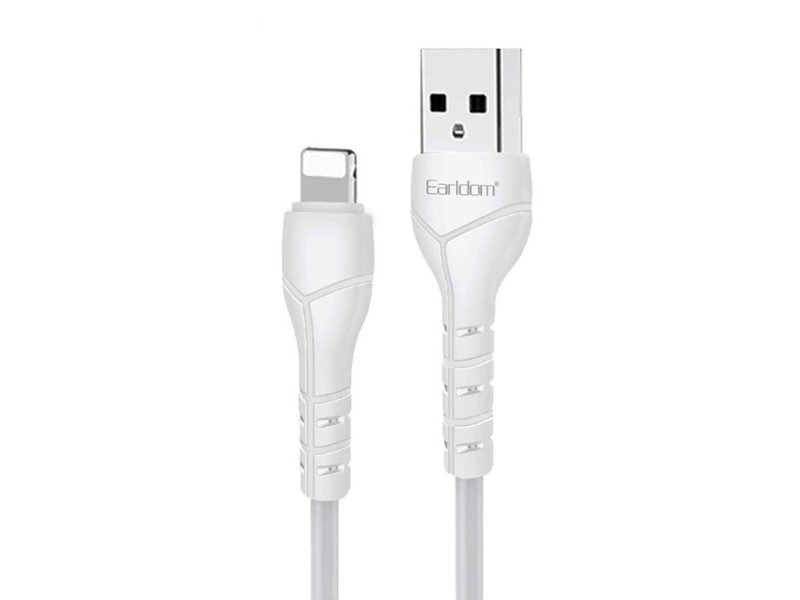 

Аксессуар Earldom EC-095I USB - Lightning 2.4A 1m White 0L-00049814, EC-095I