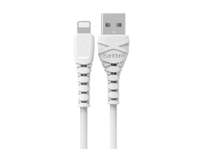 

Аксессуар Earldom EC-132I USB - Lightning 2.4A 20cm White 0L-00053667, EC-132I