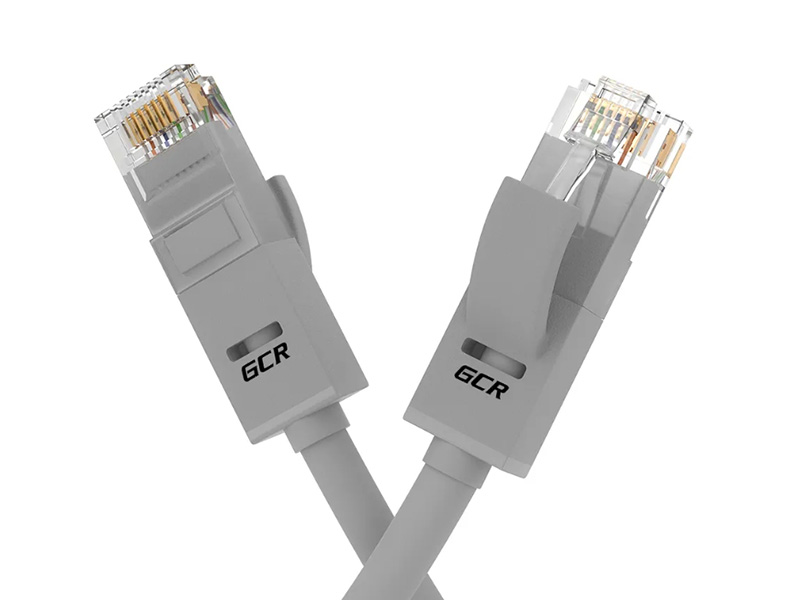 

Сетевой кабель GCR UTP 24AWG cat.5e RJ45 T568B 14.0m Grey GCR-51517, GCR-51517