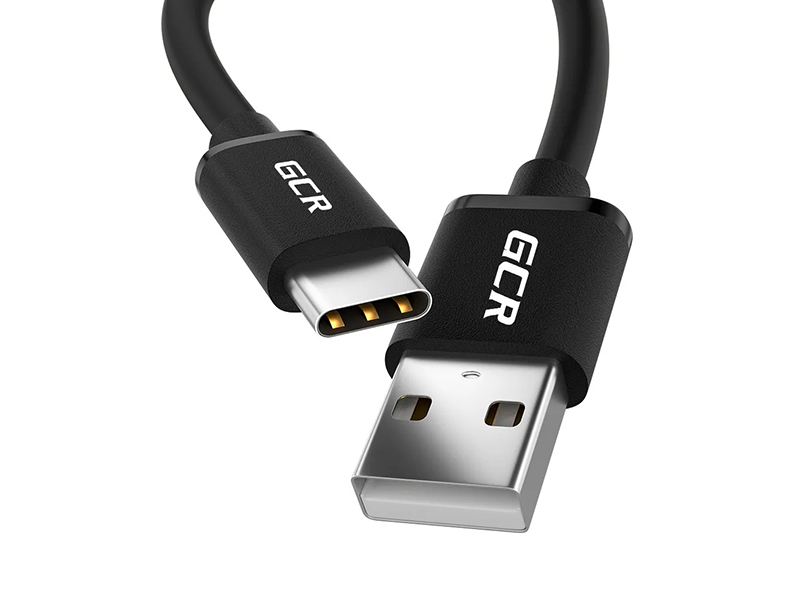 

Аксессуар GCR QC USB - USB Type-C 0.25m Black GCR-53042, GCR-53042