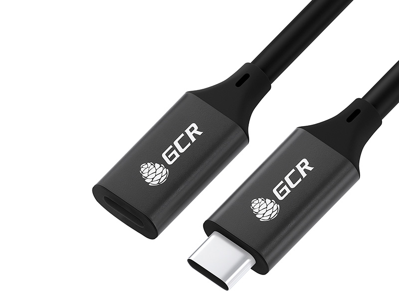 

Аксессуар GCR USB Type-C 2.0m Black GCR-54077, GCR-54077