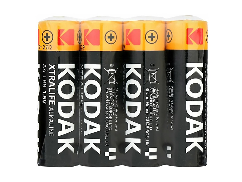 

Батарейка AA - Kodak LR6/4SH Xtralife Alkaline (4 штуки), KD LR6/4SH