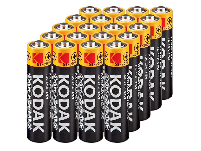 Батарейка AA - Kodak LR6/20BOX Xtralife Alkaline (20 штук) батарейка lr01 kodak lr01 1bl 1 штука