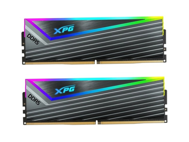 фото Модуль памяти a-data xpg caster rgb ddr5 dimm 6400mhz pc51200 cl40 - 32gb kit (2x16gb) ax5u6400c4016g-dccargy